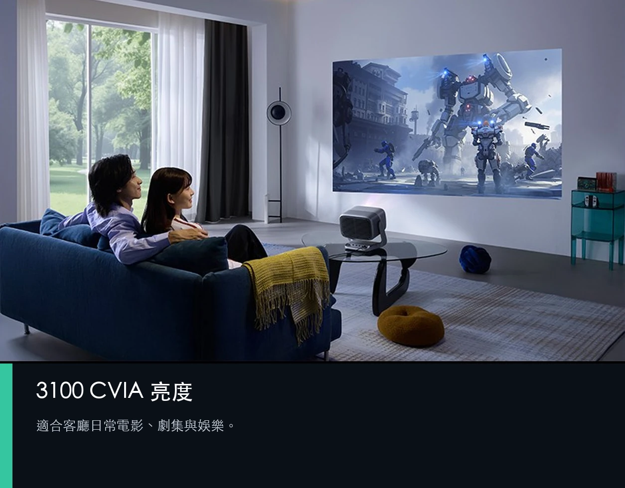 JMGO N5 Pro 3100 CVIA 亮度