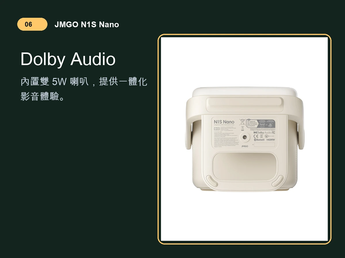 JMGO N1S Nano 產品功能詳情圖 06