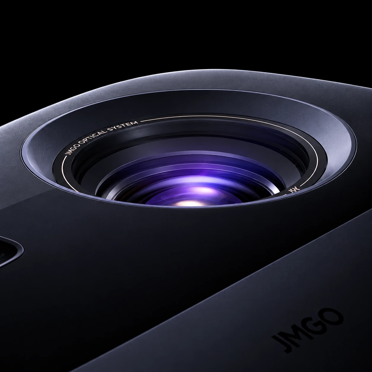 JMGO N3 Pro optical lens close-up